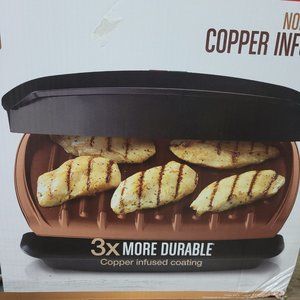 george foreman copper infused grill and panini